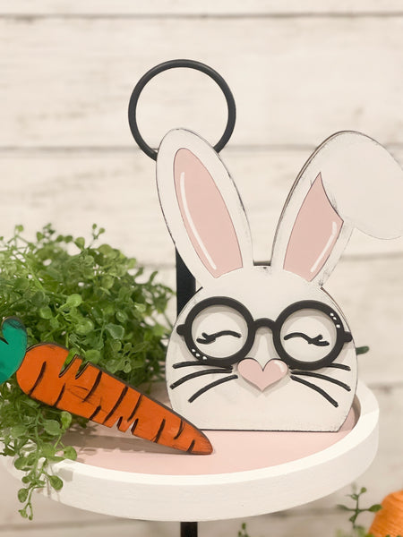 DIY- Rabbit Heads & Carrot Set