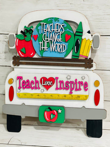 DIY- Teachers Inspire Truck Insert Set