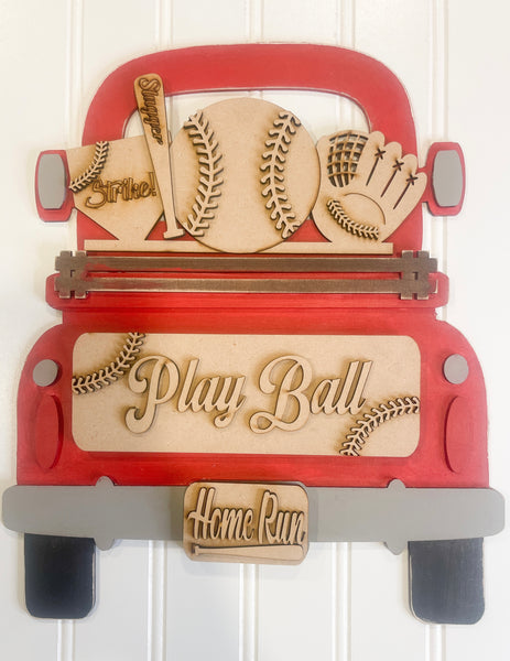 DIY- Play Ball Truck Insert Set