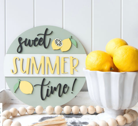 DIY- Sweet Summer Time Sign