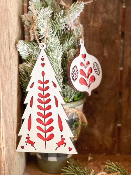 DIY- Folk Art Ornament Set