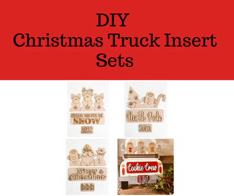 DIY - CHRISTMAS Truck Insert Sets