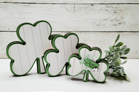 DIY- St Patrick’s Day Wood Clovers