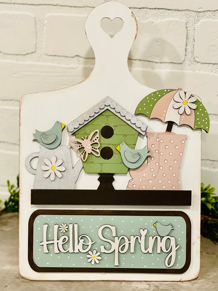 DIY- Hello Spring Insert Set