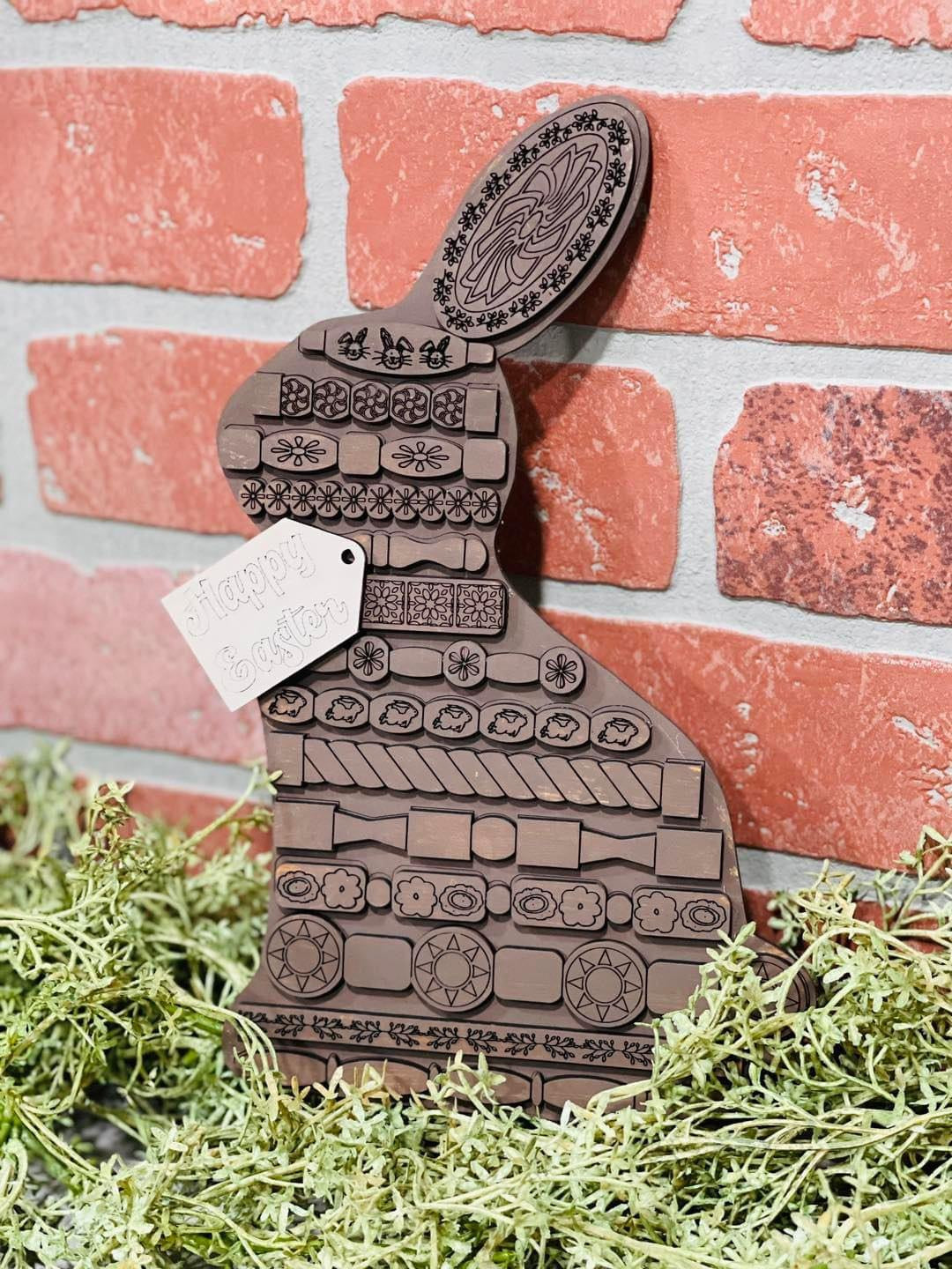 DIY- Vintage Spindle Chocolate Bunny