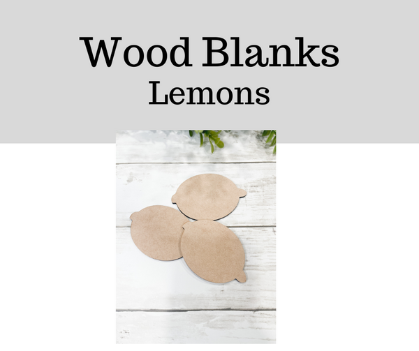 Wood Blanks - Lemons