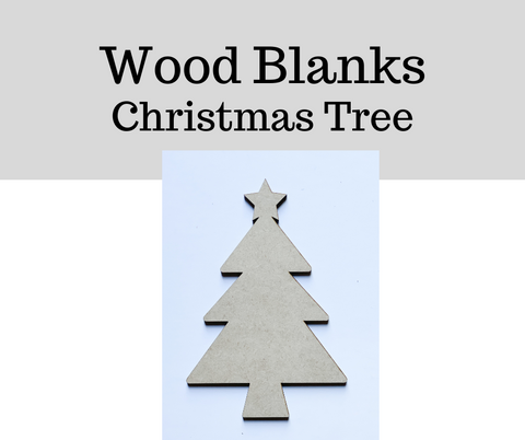 Wood Blanks - Christmas Tree