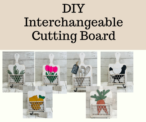 DIY- Interchangeable Cutting Board Pieces