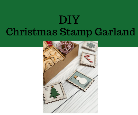 DIY - Christmas Stamp Garland