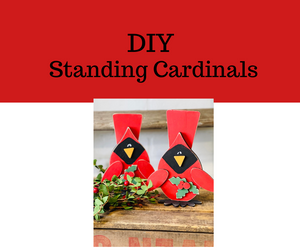 DIY- Standing Cardinals