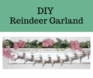 DIY-  Reindeer Garland