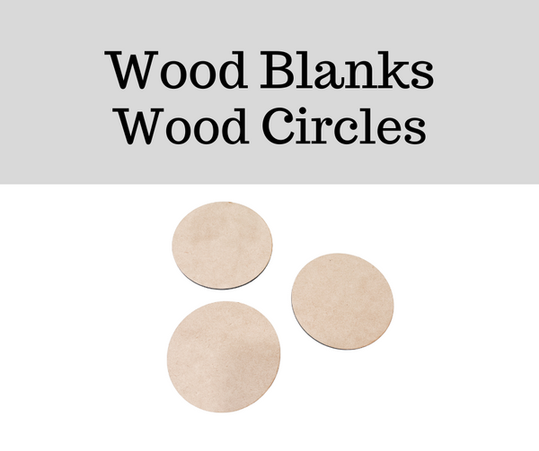 Wood Blanks- Wood Circles