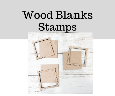 Wood Blanks- Wooden Stamps