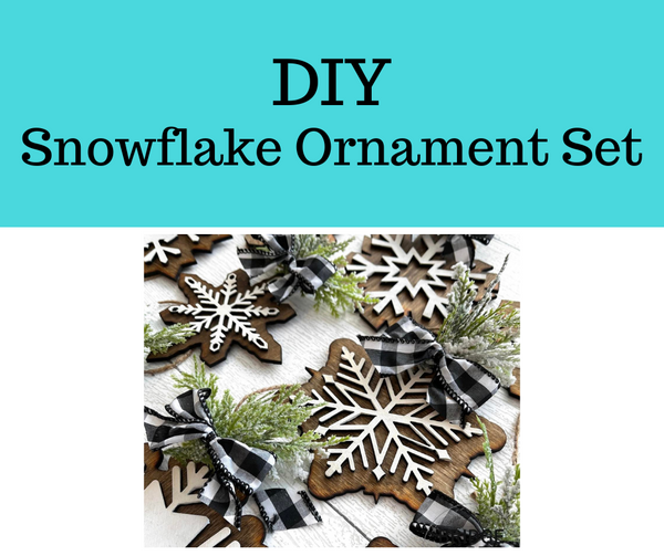 DIY- Snowflake Ornament Set