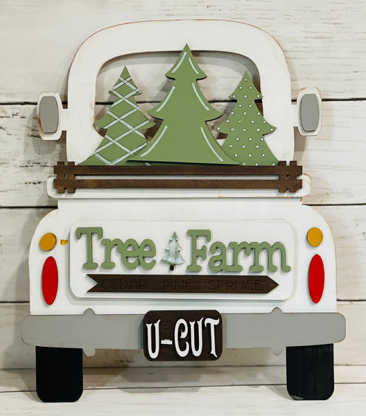 DIY- Tree Farm Truck Insert Set