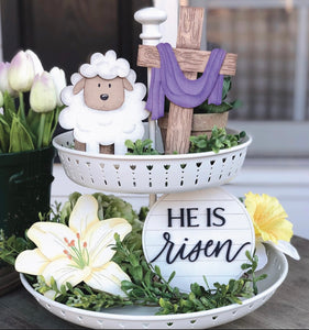 DIY- Easter Tiered Tray Set
