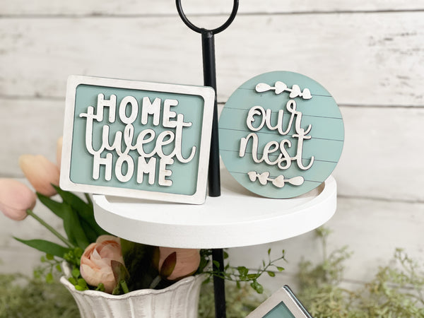 DIY- Our Nest Tiered Tray Set