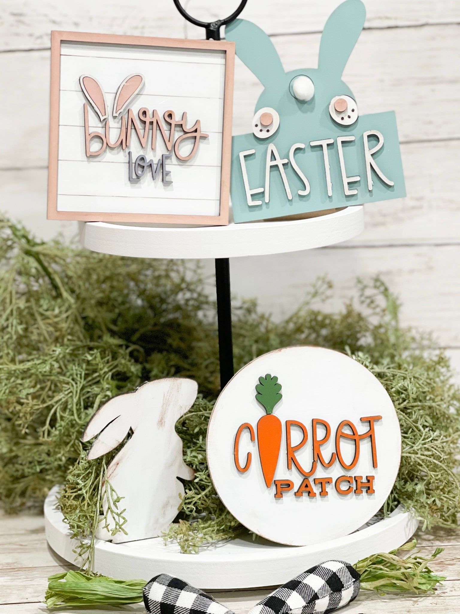 DIY- Easter Tiered Tray Set