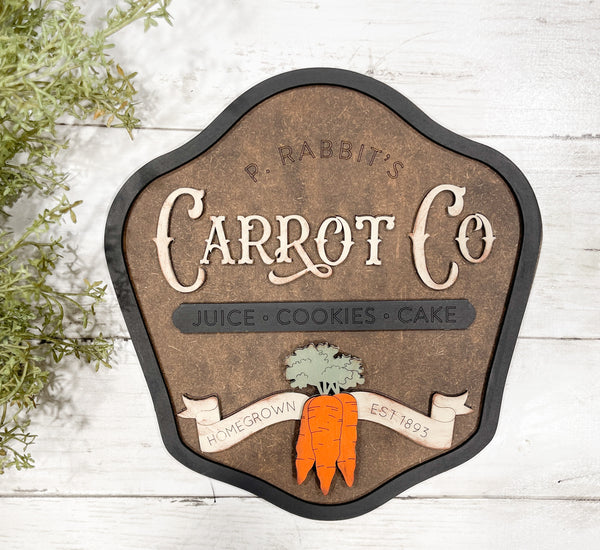 DIY- CARROT CO Sign